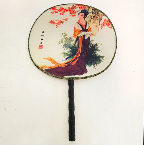 Vintage chinese silk - vintage, paddle