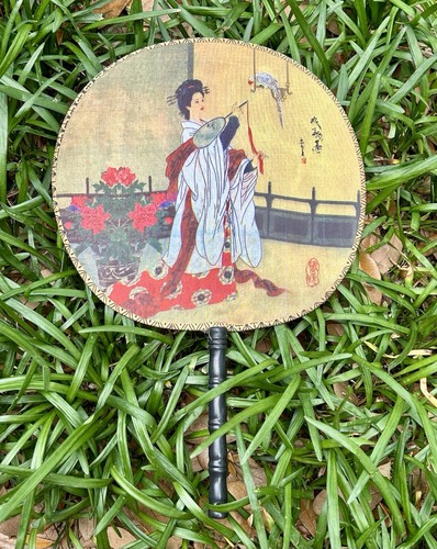 Vintage japanese uchiwa - vintage,
