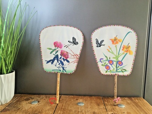 Pair vintage oriental - of,
