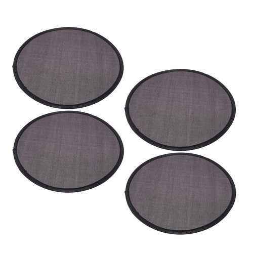 Pcs round folding fan - ,